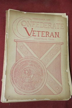 The Confederate Veteran Magazine - 1897 Full Year of Issues 
