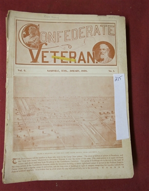 The Confederate Veteran Magazine - 1898 Full Year of Issues
