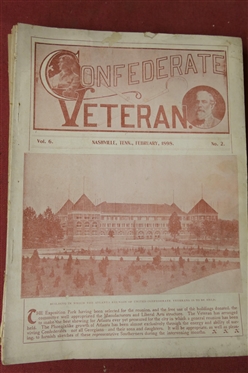 The Confederate Veteran Magazine - 1898 Full Year of Issues