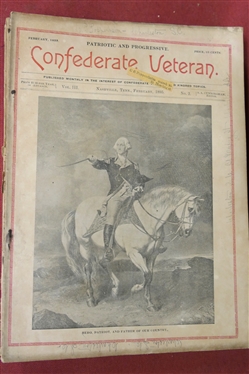 The Confederate Veteran Magazine - 1895 Full Year of Issues