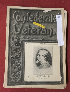 The Confederate Veteran Magazine - 1932 Full Year of Issues 