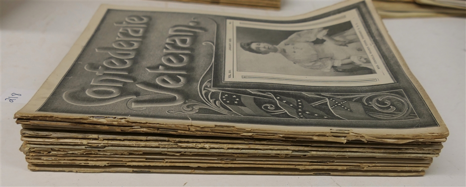 The Confederate Veteran Magazine - 1908 Full Year of Issues 