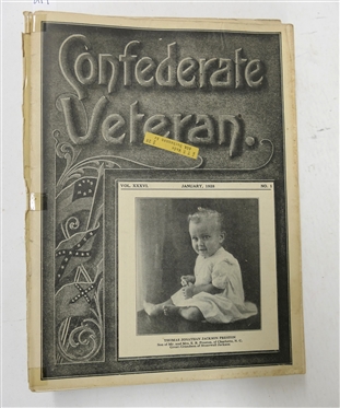 The Confederate Veteran Magazine - 1928 Full Year of Issues 