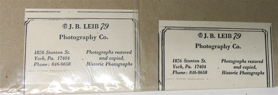 2 - Hand Printed Photographs - Gen. Robert E. Lee by Julian Vannerson Richmond, 1864 - Neg. No. 21-1 and Gen. Robert E. Lee with Son Custis and Col. Taylor. Richmond, 1865 - by M. Brady - Neg. No....