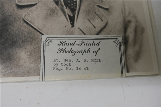 2 Hand Printed Photographs - Brig. Gen. John Hunt Morgan 1825-1864 Legendary cavalry officer that led raids into Indiana and Ohio. Killed by Union calvary at Greeneville, Tenn. Neg. No. 51-01 and...