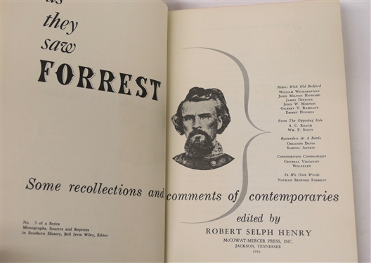 4 Hardcover Civil War Books - As They Saw Forrest Edited By Robert S. Henry -Limited Edition Author Signed First Edition  History of the Civil War - 1861-1865 by James Ford Rhodes - Latest...
