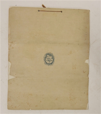 1902 Calendar - Sold For Benefit of Davis Monument - Mrs. W.M. Robert Vawter Compiler Richmond Chapter - 1901 - Full Calendar with Great Illustrations - Bound with Red and White String
