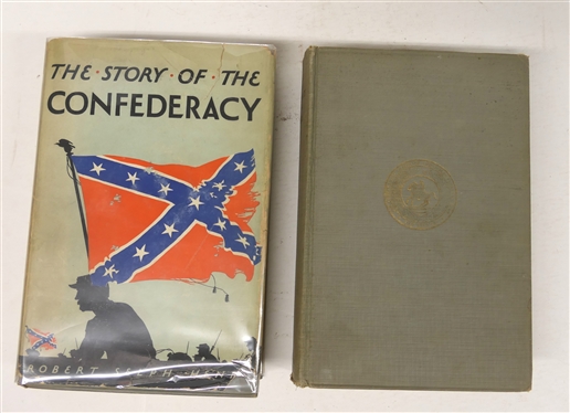 2 Hardcover Copies of The Story of the Confederacy by Robert Selph Henry - 1931 - One with Original Dust Jacket 