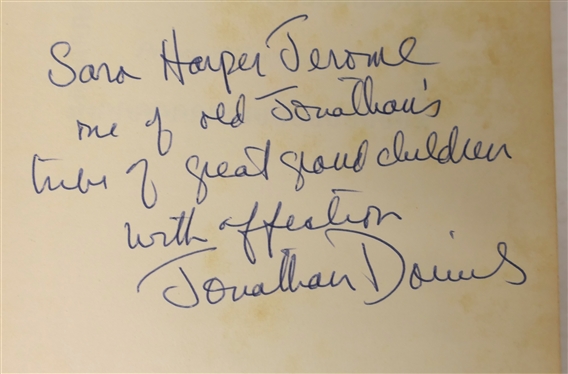 Carpetbagger''s Crusade - The Life of Albion Winegar Tourgee By Otto H. Olsen - 1965 Hardcover with Dust Jacket and Prince of Carpetbaggers by Johnathan Daniels - Author Signed and Inscribed...