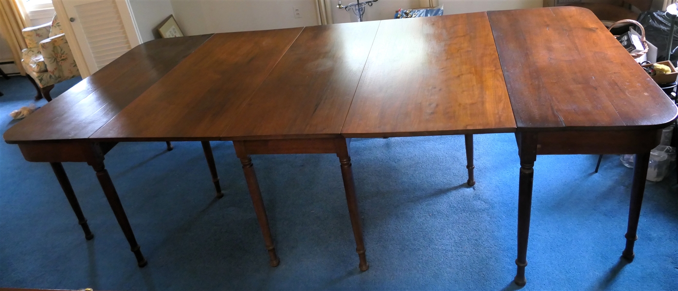 Sheraton Style Mahogany Banquet End Table- Banquet Ends Are Pegged  - Gate Leg Drop Leaf Center Table Measures 29 1/2" tall 65" by 50"- Fully Extended - Banquet End Tables Measure 29 1/2" Tall 50"...