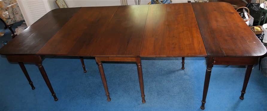 Sheraton Style Mahogany Banquet End Table- Banquet Ends Are Pegged  - Gate Leg Drop Leaf Center Table Measures 29 1/2 tall 65 by 50- Fully Extended - Banquet End Tables Measure 29 1/2 Tall 50...
