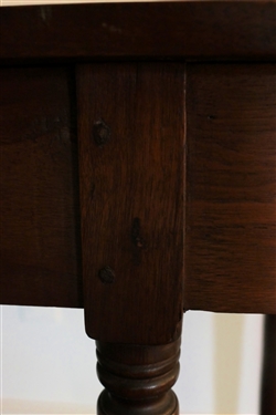 Sheraton Style Mahogany Banquet End Table- Banquet Ends Are Pegged  - Gate Leg Drop Leaf Center Table Measures 29 1/2 tall 65 by 50- Fully Extended - Banquet End Tables Measure 29 1/2 Tall 50...