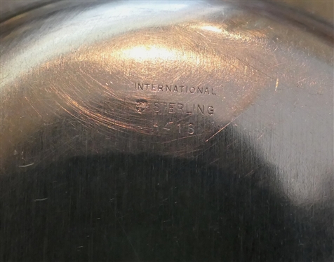 7 W Sterling Silver Bread Plates - Marked P10 - Each Plate Measures 6 Across