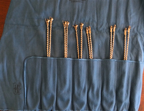 12 Hand Crafted Silver Cocktail Stirrer Spoons with Tiny Handmade Man and Woman Terminals - Twisted Stems - Each Spoon Measures 7 1/8 Long 