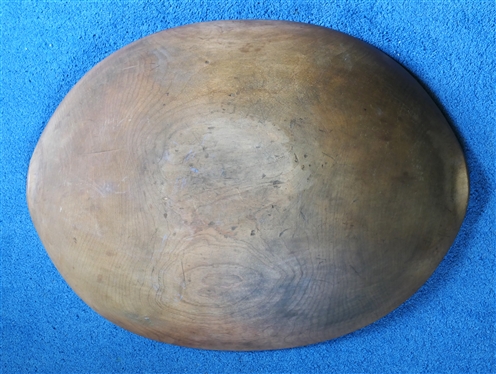 Outstanding Halifax County Virgina Plantation Dough Tray - Large Dough Tray Hewn From 1 Log - Measures 25 by 19