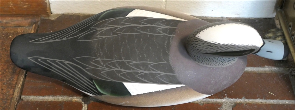 Virginia Ducks Unlimited Duck Decoy by Gilmore B. Wagoner - Haure de Grace, MD - 2003 - Hand Carved and Painted - Measures 14 1/2 Beak to Tail 