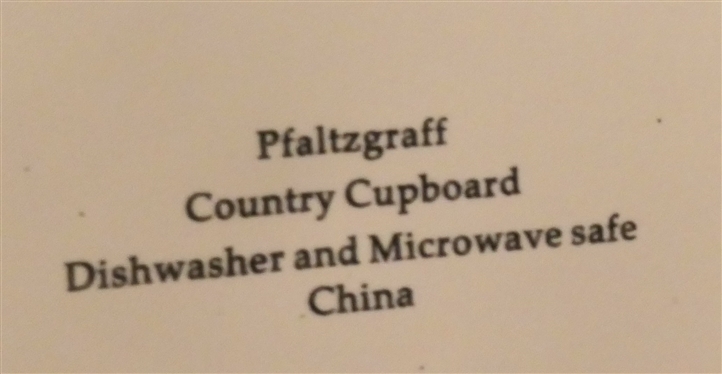 Pfaltzgraff Country Cupboard 60 Oz Pitcher - New with Original Label and 9 Vegetable Bowl 