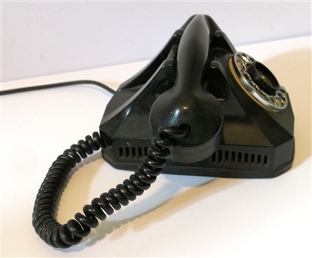 Monotone Rotary Dial Telephone 