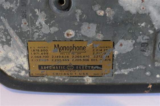 Monotone Rotary Dial Telephone 