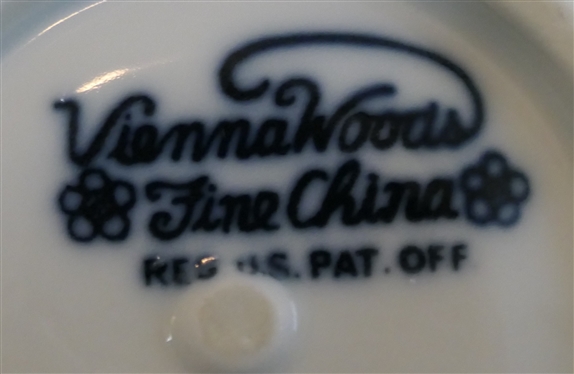 Vienna Woods Blue Onion China Chamberstick Candle Holder and Blue Delft Ashtray - Made in Holland - Ash Tray Measures 4 1/2 Across