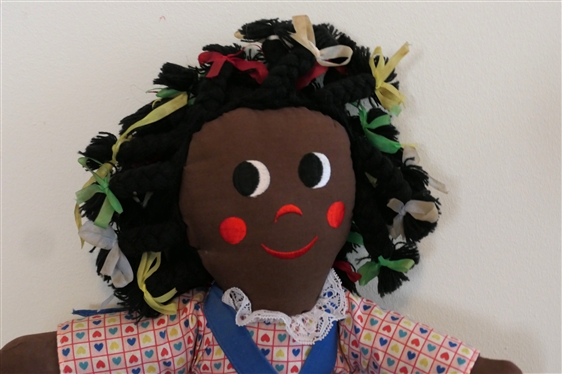 Ninkie A Gambina Doll - African American Doll with Colorful Braided Hair By  C.V. Gambina, Inc. New Orleans, LA - Doll Measures 16