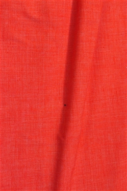 Nancy B of California Vintage Red Maxi Shift Dress - Yellow Rick Rack Trim - Small Hole in Front Center - Original Tags - Size 9 