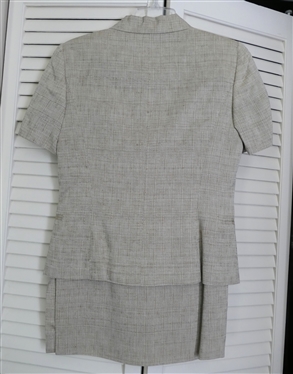 Gianfranco Ferre Studio Skirt Suit - Cappuccino Color - Size 40 - Brand New Never Worn with Original Hang Tags - Made in Italy - Original Retail $575 - 59% Rayon 
