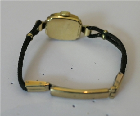 Lady Elgin 14kt Yellow Gold Ladies Wrist Watch - Case Marked 14kt L&K 