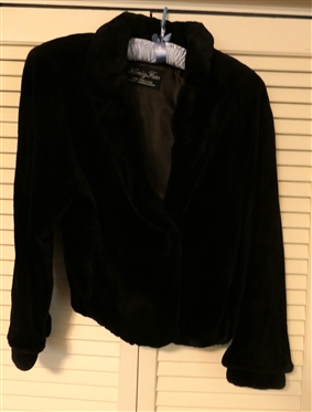 Henig Furs Brown Sheered Mink Jacket - Fur From Denmark - Barbara B. Johnston Embroidered in Lining - Size Small - With Original Fur Appraisal - $5,000 