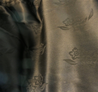 Bonded Northern Seal Dyed Coney Fur Coat - Dyed Rabbit Fur 3/4 Length Coat - Springfield Gardens, NY - 1921 - Coat Size Small/Medium - Satin Lining with Flowers - Original Tag