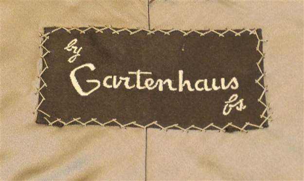 2 Mink Stoles - Chas L. Finke Furs Richmond VA and Lighter Brown By Gartenaus Furs - Both with Zig Zag Stitched tags