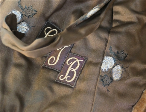 2 Mink Stoles - Chas L. Finke Furs Richmond VA and Lighter Brown By Gartenaus Furs - Both with Zig Zag Stitched tags