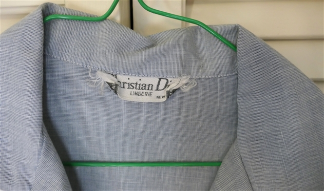 Vintage Christian Dior Night Shirt / Gown  - Size Medium and Oscar De La Renta Sleep Shirt / Gown - Size XS