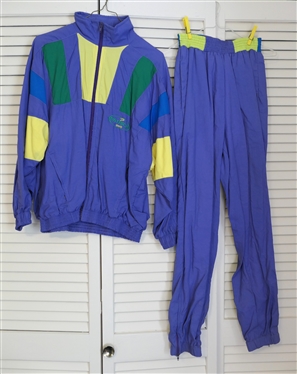 Patrick Sports Windbreaker Jogging Suit - Jacket and Pants - Elastic is Good  - Probably Small - No Size Tag