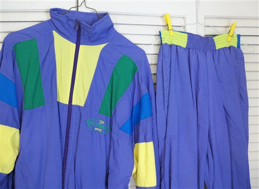 Patrick Sports Windbreaker Jogging Suit - Jacket and Pants - Elastic is Good  - Probably Small - No Size Tag