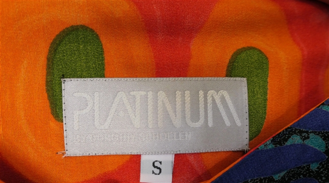 Platinum by Dorothy Schoelen Skirt Set - Size Small - Great Happy Colors and Jessica Howard Coral Shift Dress with Gold Sea Shell Buttons - Size 6