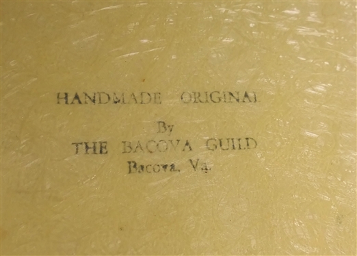 Handmade Original by The Bacova Guild - Ice Bucket with Cardinals - Made in Bacova, VA - Wood Lid - Bucket Measures 9 Tall 9 Across