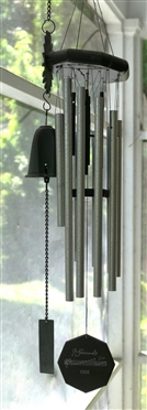 J.W. Stannard Ode Wind Chimes with 2 Sets of Chimes and Bronze Sun Shine Bell 