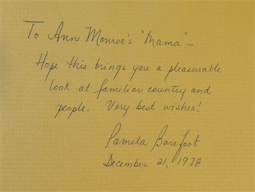 Mules & Memories A Photo Documentary of The Tobacco Farmer - by Pamela Barefoot - Author Personally Signed and Inscribed 1978 First Edition - Hardcover Book with Dust Jacket - Distributed by John...