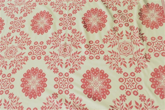 Williamsburg Coverlet by Fieldcrest - An Approved Folk Art Adaptation From The Abby Aldrich Rockefeller Folk Art Center of The Colonial Williamsburg Foundation Red and White in Color - Spread...