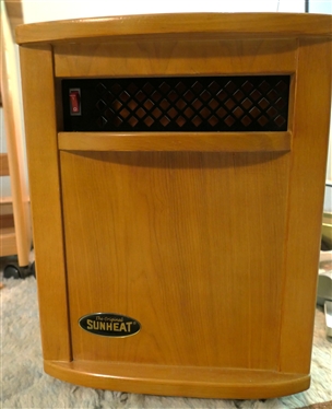 The Original Sun Heat Wood Wrapped Space Heater 