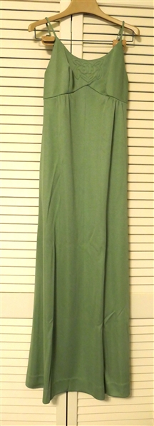 Gay Gibson Sage Green Dress - Vintage New Old Stock in Original Gift Box -No Size Tag Visible