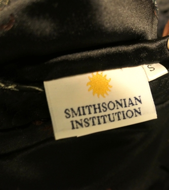 Smithsonian Institute Mandarin Jacket - Reversible - Size Small and Double Peach Silk Reversible Mandarin Jacket - Size Small 