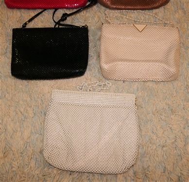 5 Mesh Purses - Cream, Black, Beige, Brown, and Red 