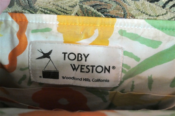 2 Purses - Toby Weston - Woodland Hills California, - Tapestry Purse with Jungle Animals and Danny K - Fine Handcrafted Handbags  - Made in USA - New with Original Tags