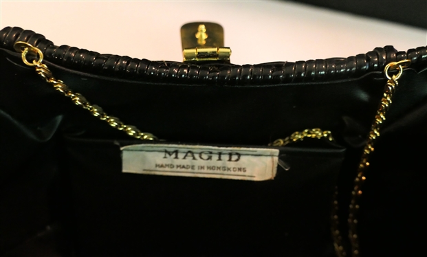 Tortoise Shell Style Mosaic Style Handbag - Made in Vietnam and Magid Hand Crafted Basket Clutch 