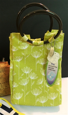 3 Insulated Lunch Bags - Gold Cork, Green Fit Fresh Chiller Bag, and Mud Pie The Graduate 6 Pack Carrier