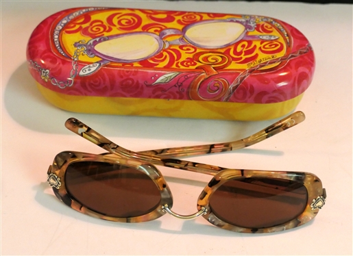 Brighton Romeo and Julliet Sunglasses with Tin Case