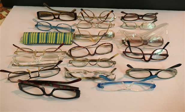 Large Lot of Reading Glasses 