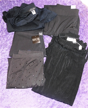Lot of Black Bottoms - Leggins, Trousers, Skirt - Some New with Tags